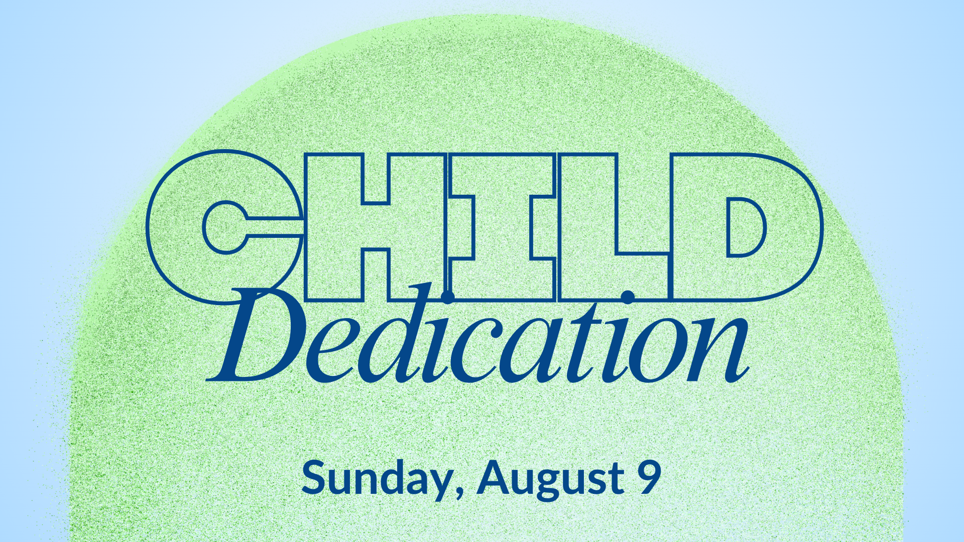 Child Dedication