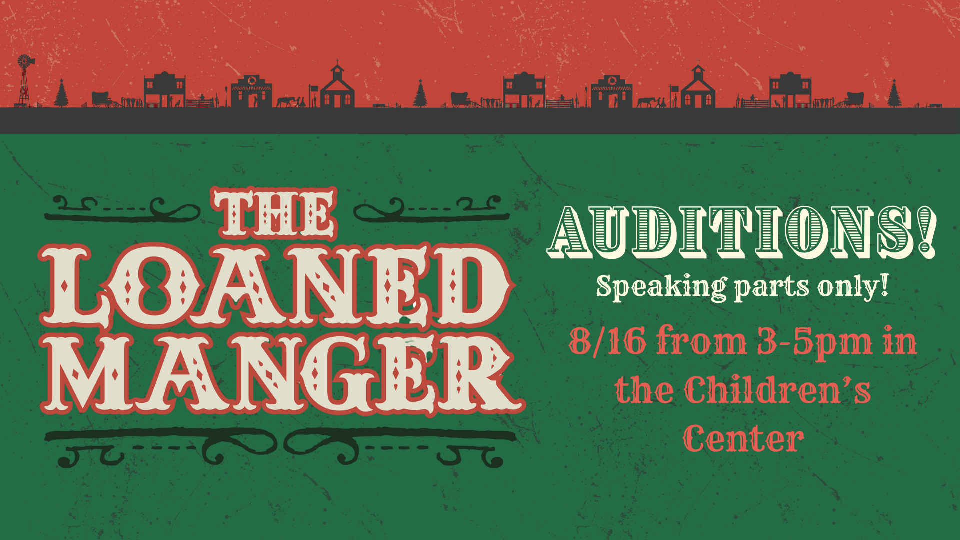 Loaned Manger Auditions